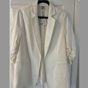 New Anne Klein Bright White Blazer